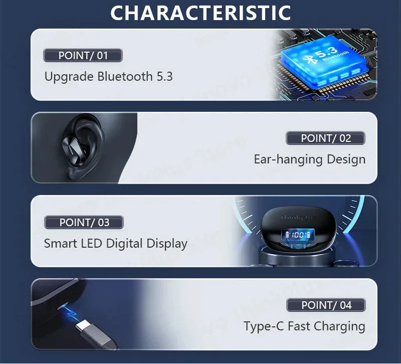 NNEOBA Bluetooth Wireless Earbuds Black