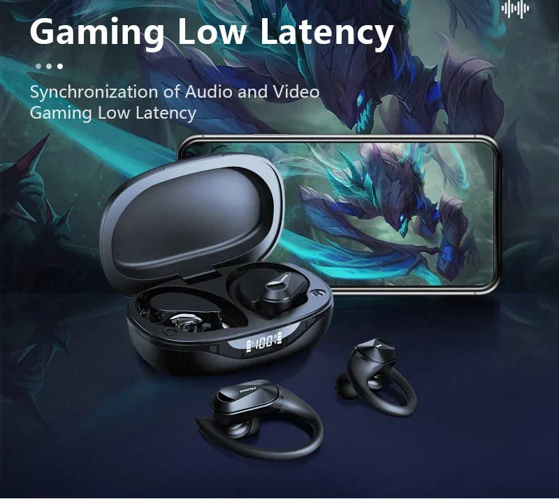 NNEOBA Bluetooth Wireless Earbuds Black