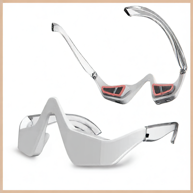 Portable Rechargeable Eye Massager with Red Light